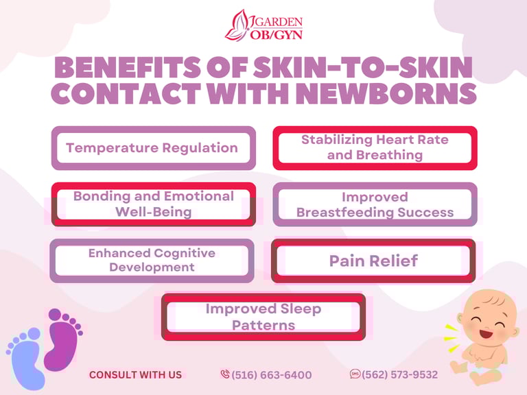Benefits of Skin to Skin Contact with Newborns