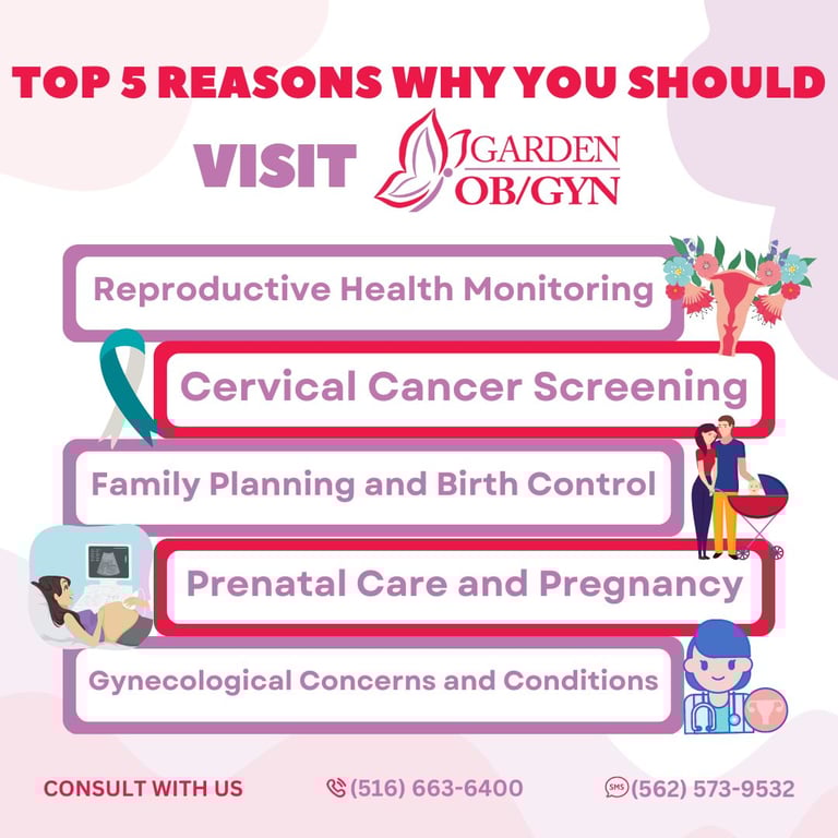 Top 5 Reasons Why You Should Visit Garden OB/GYN