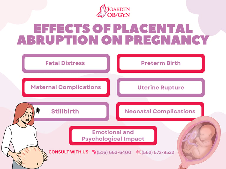 Effects of Placental Abruption on Pregnancy